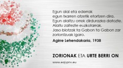 Zorionak eta urte berri on eaj-pnv