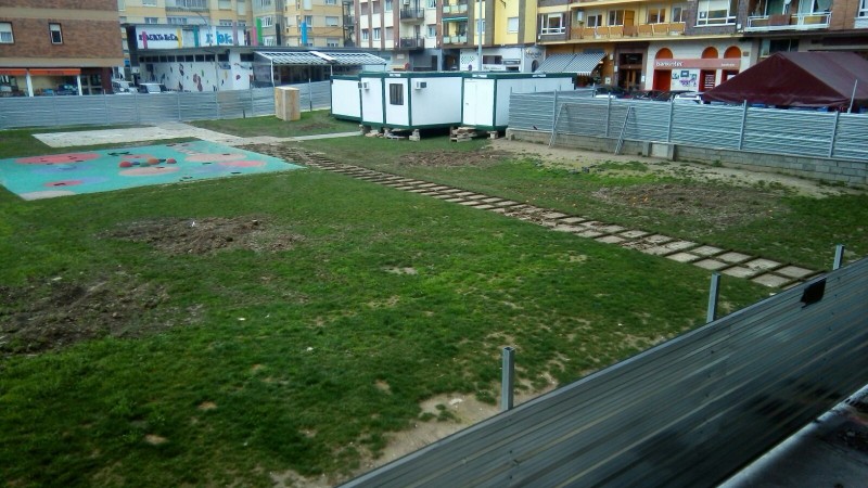 Vallado de la plaza Alberto Acero