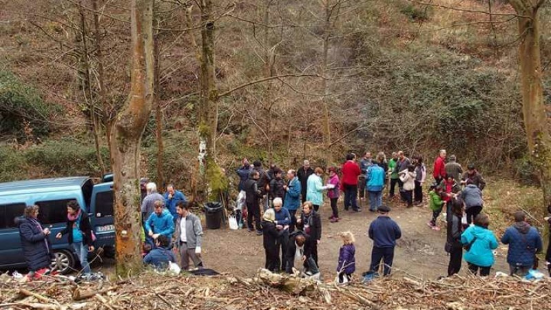 Basaratuste o Kanporamartxo en Lezeaga (Laudio)