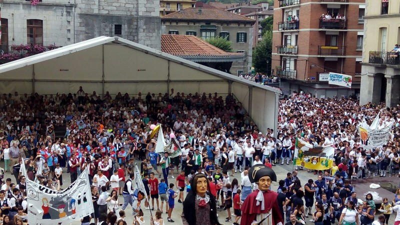 DÍA DEL TXUPINAZO EN FIESTAS DE LAUDIO 2017