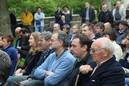 Andoni Ortuzar y Xabier Agirre en la reapertura del Batzoki de Respaldiza