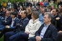 Andoni Ortuzar y Xabier Agirre en la reapertura del Batzoki de Respaldiza