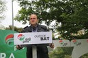 Andoni Ortuzar y Xabier Agirre en la reapertura del Batzoki de Respaldiza