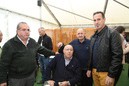 Andoni Ortuzar y Xabier Agirre en la reapertura del Batzoki de Respaldiza