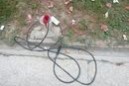 EL VANDALISMO IRRUMPE EN LAS INMEDIACIONES DEL RECIEN REHABILITADO PARQUE DE LAMUZA
